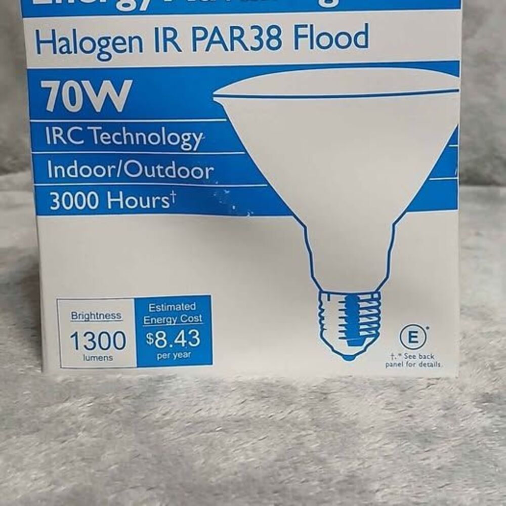 Philips Energy Advantage IR 70W Halogen PAR38 Flood Light Bulb Discontinued NOS